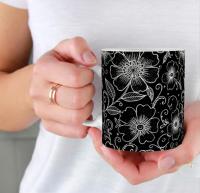 Floral Cups -  Large and Small Ceramic Mugs