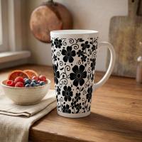 Latte 17oz Ceramic Mug - Coffee or Tea Cup, Extra Tall