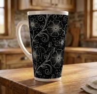 Latte 17oz Ceramic Mug - Coffee or Tea Cup, Extra Tall