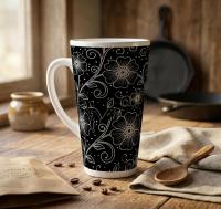 Latte 17oz Ceramic Mug - Coffee or Tea Cup, Extra Tall