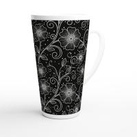Latte 17oz Ceramic Mug - Coffee or Tea Cup, Extra Tall