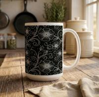 Floral Cups -  Large and Small Ceramic Mugs