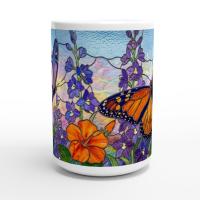 Butterfly Cups, Large and Small Mug Set