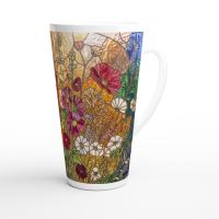 Latte 17oz Ceramic Mug - Coffee or Tea Cup, Extra Tall