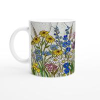 Floral Cups -  Large and Small Ceramic Mugs