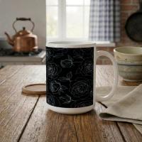 Floral Cups -  Large and Small Ceramic Mugs