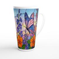 Latte 17oz Ceramic Mug - Coffee or Tea Cup, Extra Tall