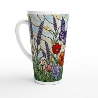 Latte 17oz Ceramic Mug - Coffee or Tea Cup, Extra Tall