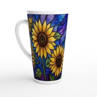 Latte 17oz Ceramic Mug - Coffee or Tea Cup, Extra Tall
