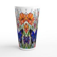 Latte 17oz Ceramic Mug - Coffee or Tea Cup, Extra Tall