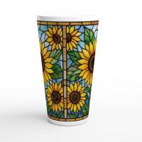 Latte 17oz Ceramic Mug - Coffee or Tea Cup, Extra Tall