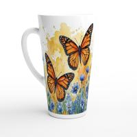 Latte 17oz Ceramic Mug - Coffee or Tea Cup, Extra Tall