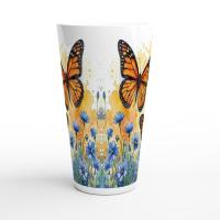 Latte 17oz Ceramic Mug - Coffee or Tea Cup, Extra Tall