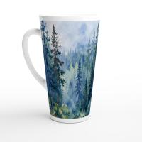Latte 17oz Ceramic Mug - Coffee or Tea Cup, Extra Tall