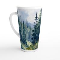Latte 17oz Ceramic Mug - Coffee or Tea Cup, Extra Tall