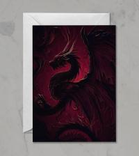 Dragon - Greeting Cards, Birthday Card, Large Notecards