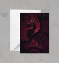 Dragon - Greeting Cards, Birthday Card, Large Notecards
