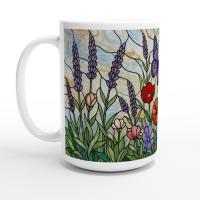 Butterfly Cups Set -  Large and Small Ceramic Mugs
