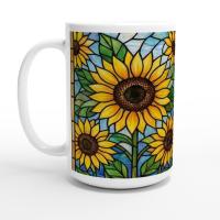 Sunflower Cups Set - Large and Small Mugs