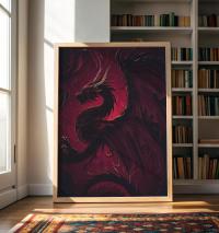 Dragon Print - Framed or Unframed - Original Art - Print on Paper