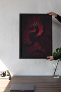 Dragon Print - Framed or Unframed - Original Art - Print on Paper