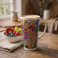 Latte 17oz Ceramic Mug - Coffee or Tea Cup, Extra Tall