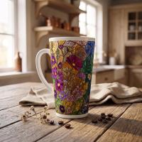 Latte 17oz Ceramic Mug - Coffee or Tea Cup, Extra Tall