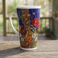 Latte 17oz Ceramic Mug - Coffee or Tea Cup, Extra Tall