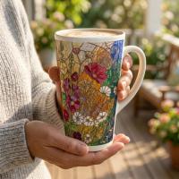 Latte 17oz Ceramic Mug - Coffee or Tea Cup, Extra Tall