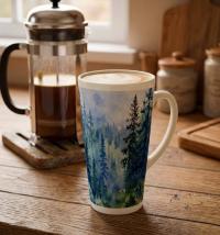 Latte 17oz Ceramic Mug - Coffee or Tea Cup, Extra Tall
