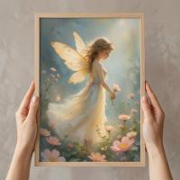Fairy Print - Framed or Unframed - Original Art - Print on Paper