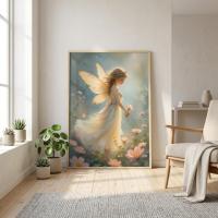 Fairy Print - Framed or Unframed - Original Art - Print on Paper