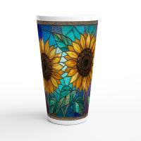 Latte 17oz Ceramic Mug - Coffee or Tea Cup, Extra Tall