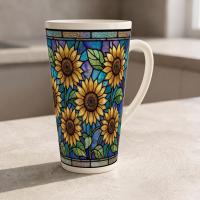 Latte 17oz Ceramic Mug - Coffee or Tea Cup, Extra Tall
