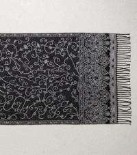 Thick & Soft Pashmina Shawl and Scarf for Women, Jacquard Brocade, Blanket Shawl