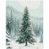 Christmas Gift Cards, Large Note Card, Money Card