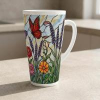 Latte 17oz Ceramic Mug - Coffee or Tea Cup, Extra Tall