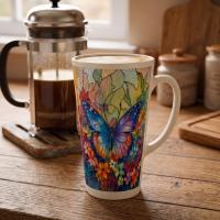 Latte 17oz Ceramic Mug - Coffee or Tea Cup, Extra Tall