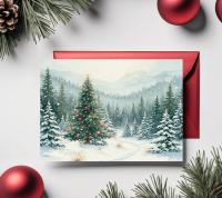 Christmas Gift Cards, Large Note Card, Money Card
