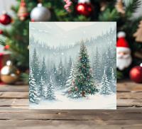 Christmas Gift Cards, Large Note Card, Money Card