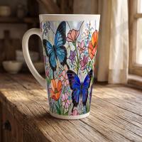 Latte 17oz Ceramic Mug - Coffee or Tea Cup, Extra Tall