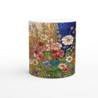 Floral Cups -  Large and Small Ceramic Mugs