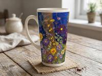 Latte 17oz Ceramic Mug - Coffee or Tea Cup, Extra Tall