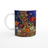 Floral Cups -  Large and Small Ceramic Mugs