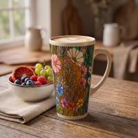Latte 17oz Ceramic Mug - Coffee or Tea Cup, Extra Tall