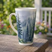 Latte 17oz Ceramic Mug - Coffee or Tea Cup, Extra Tall