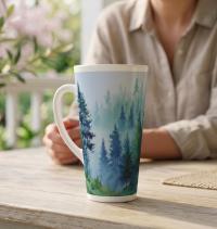 Latte 17oz Ceramic Mug - Coffee or Tea Cup, Extra Tall