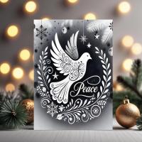 Dove of Peace - Christmas Card - Single or Bulk Pack of Christmas Greeting Cards