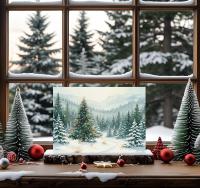 Christmas Gift Cards, Large Note Card, Money Card
