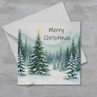 Christmas Gift Cards, Large Note Card, Money Card